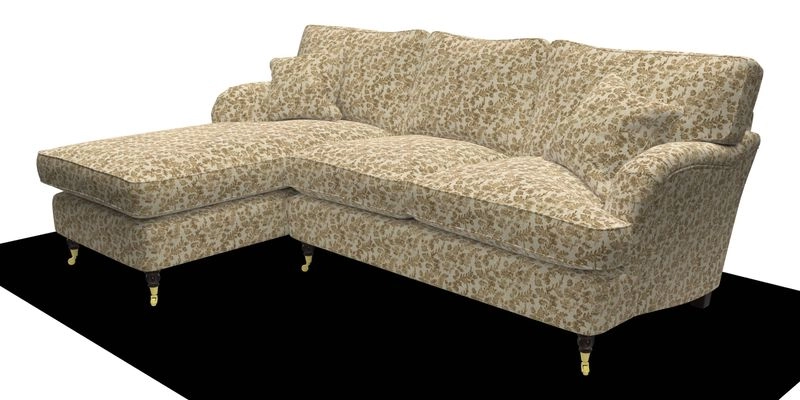 Alwinton chaise LHF in Floral Linen Lela Mystery