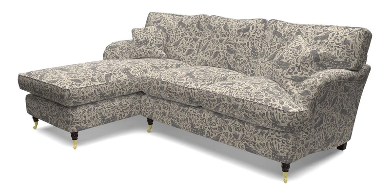 Alwinton LHF Chaise in Floral Linen Lela Mystery