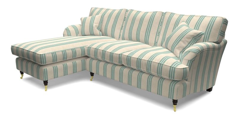 Alwinton LHF Chaise in Floral Linen Lela Mystery