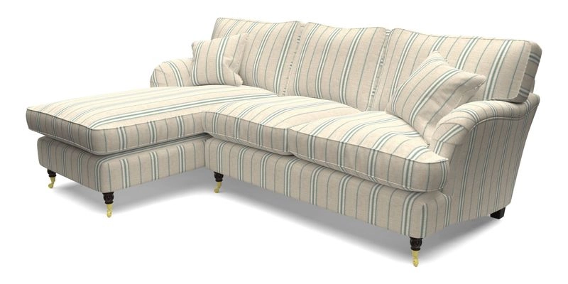 Alwinton LHF Chaise in Floral Linen Lela Mystery
