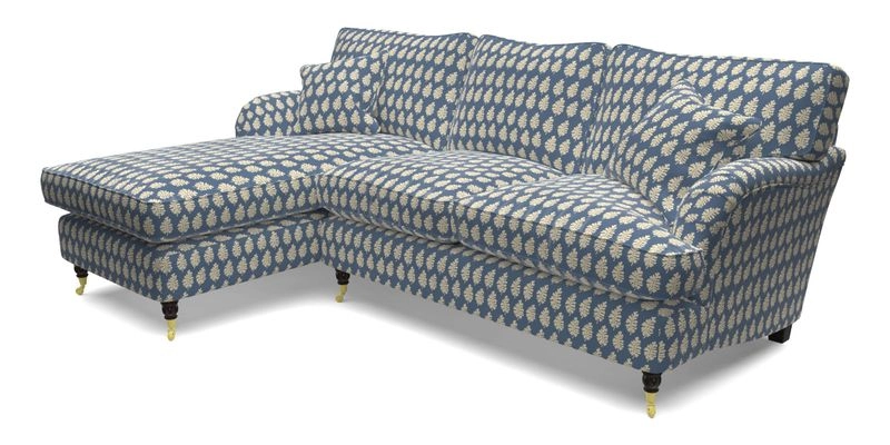 Alwinton LHF Chaise in Floral Linen Lela Mystery