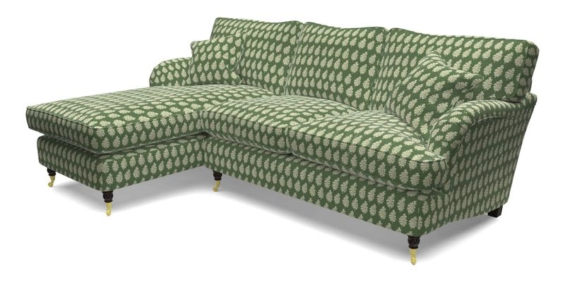 Alwinton LHF Chaise in Floral Linen Lela Mystery