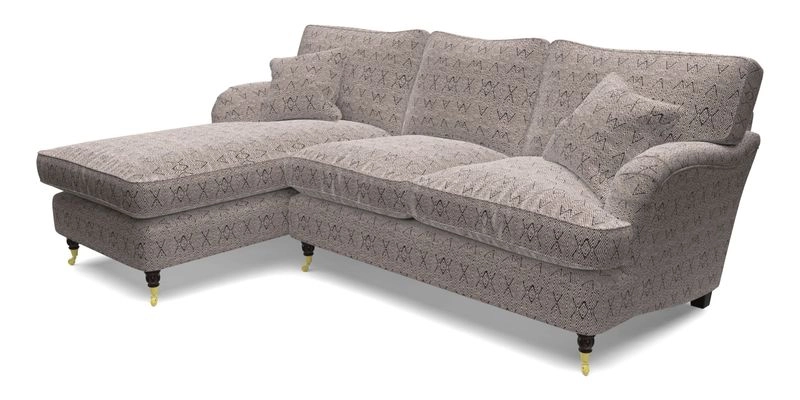 Alwinton LHF Chaise in Floral Linen Lela Mystery