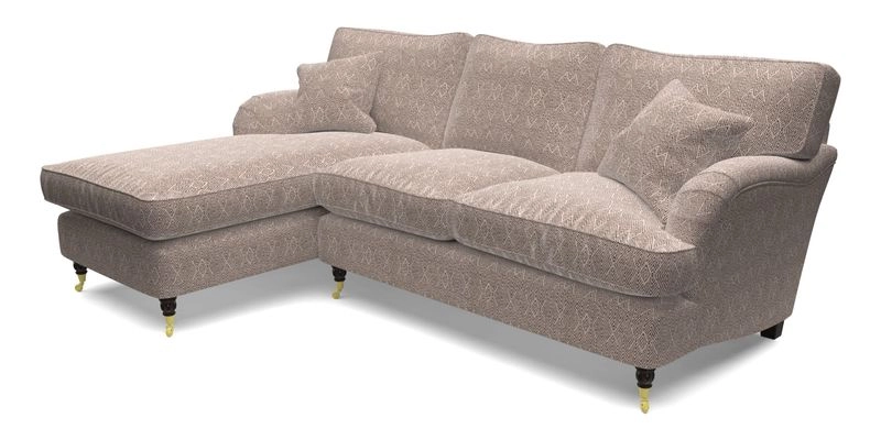 Alwinton LHF Chaise in Floral Linen Lela Mystery