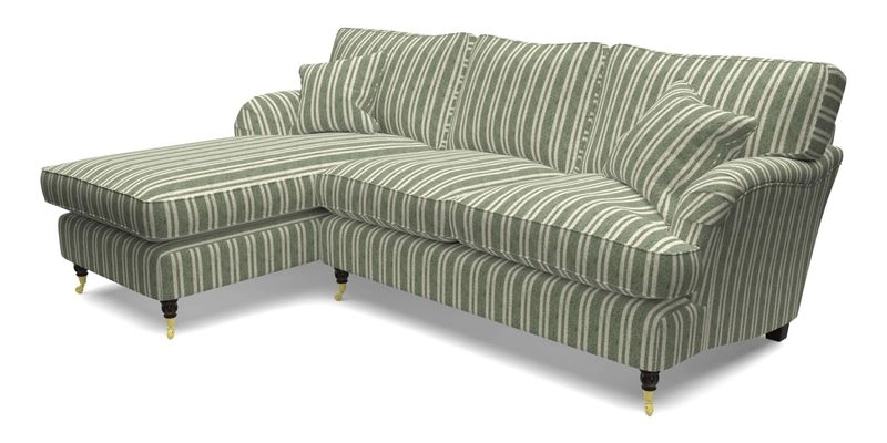 Alwinton LHF Chaise in Floral Linen Lela Mystery