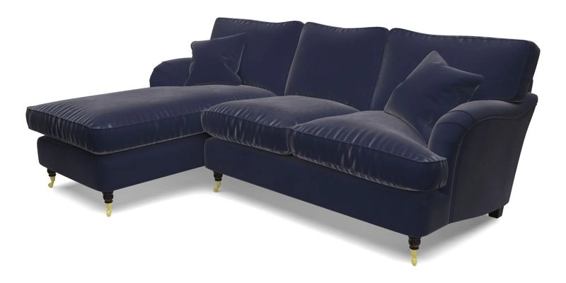 Alwinton LHF Chaise in Floral Linen Lela Mystery