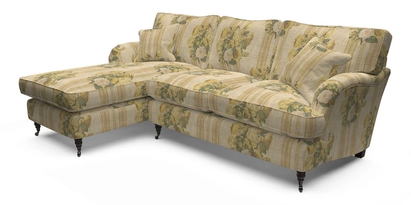 Alwinton LHF Chaise in Floral Linen Lela Mystery
