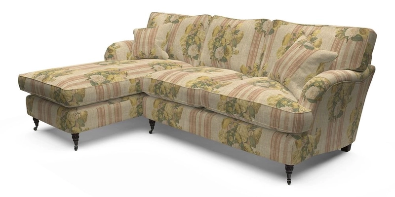 Alwinton LHF Chaise in Floral Linen Lela Mystery