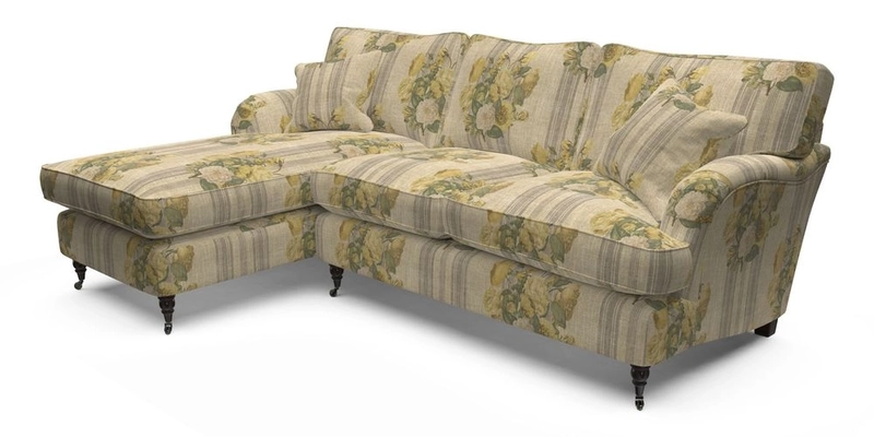Alwinton LHF Chaise in Floral Linen Lela Mystery