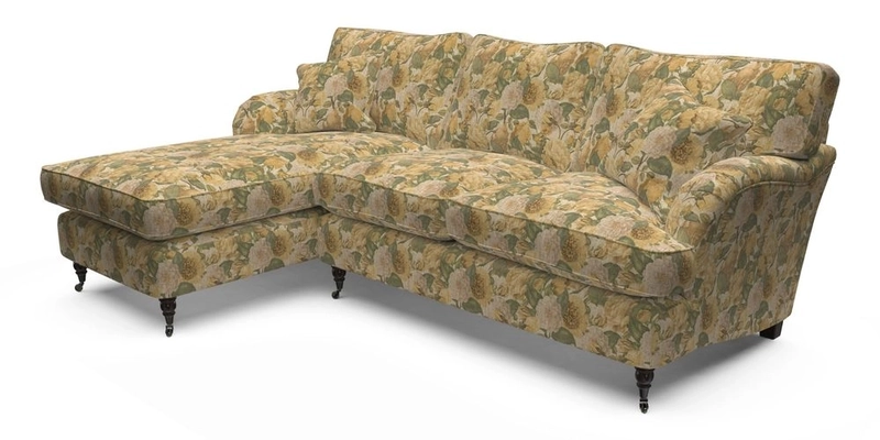 Alwinton LHF Chaise in Floral Linen Lela Mystery