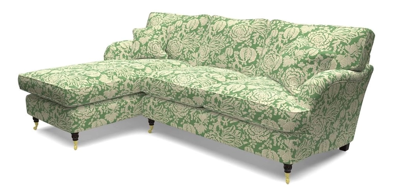 Alwinton LHF Chaise in Floral Linen Lela Mystery