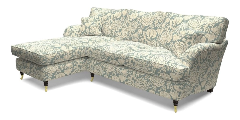 Alwinton LHF Chaise in Floral Linen Lela Mystery