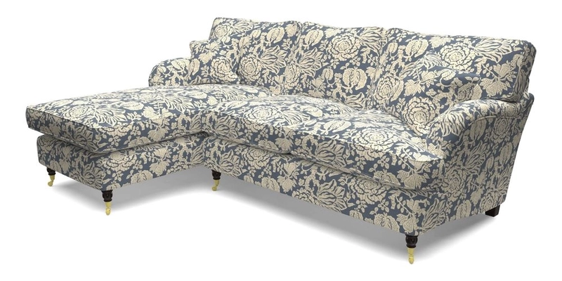 Alwinton LHF Chaise in Floral Linen Lela Mystery
