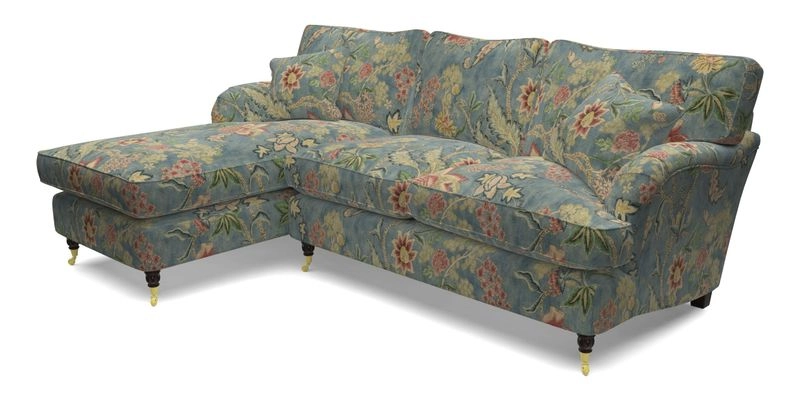 Alwinton LHF Chaise in Floral Linen Lela Mystery