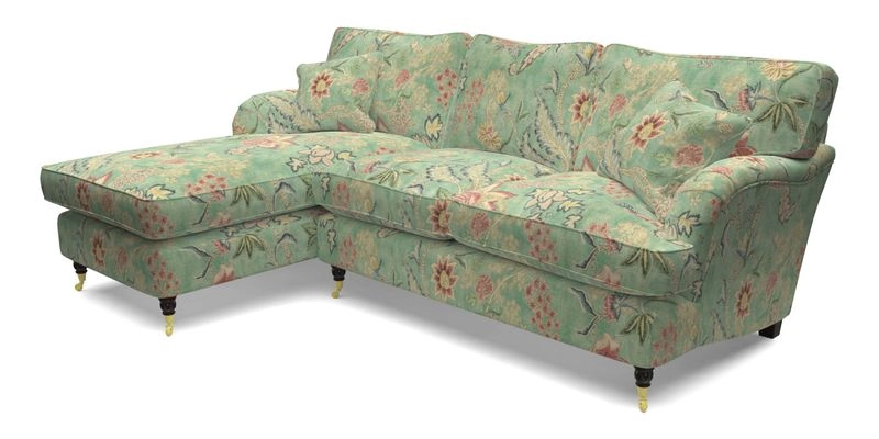 Alwinton LHF Chaise in Floral Linen Lela Mystery