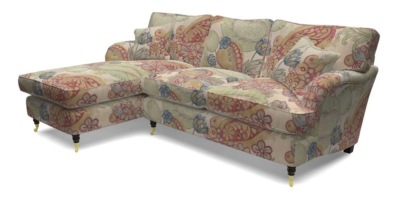 Alwinton LHF Chaise in Floral Linen Lela Mystery