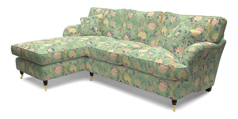 Alwinton LHF Chaise in Floral Linen Lela Mystery