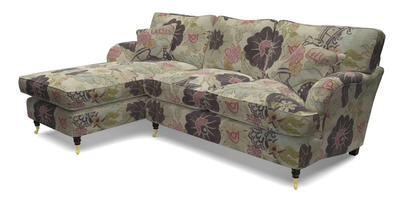 Alwinton LHF Chaise in Floral Linen Lela Mystery