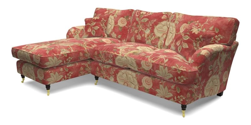 Alwinton LHF Chaise in Floral Linen Lela Mystery