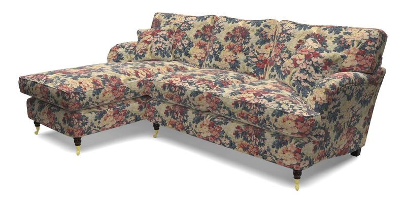 Alwinton LHF Chaise in Floral Linen Lela Mystery