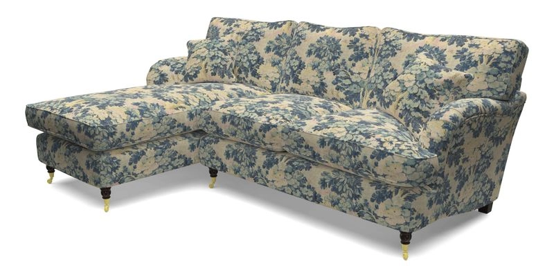 Alwinton LHF Chaise in Floral Linen Lela Mystery