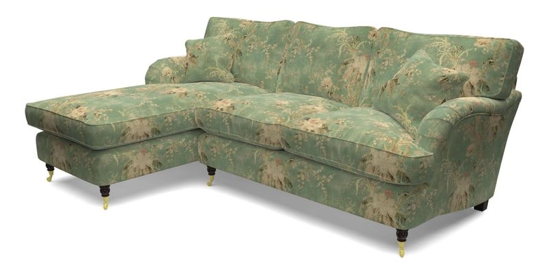 Alwinton LHF Chaise in Floral Linen Lela Mystery Alwinton LHF Chaise in Floral Linen Lela Mystery