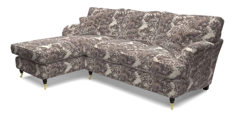 Alwinton LHF Chaise in Floral Linen Lela Mystery