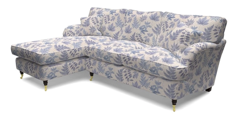 Alwinton LHF Chaise in Floral Linen Lela Mystery