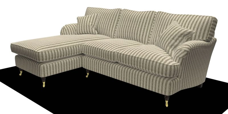 Alwinton chaise LHF in Floral Linen Lela Mystery