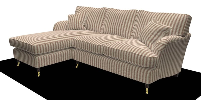 Alwinton chaise LHF in Floral Linen Lela Mystery