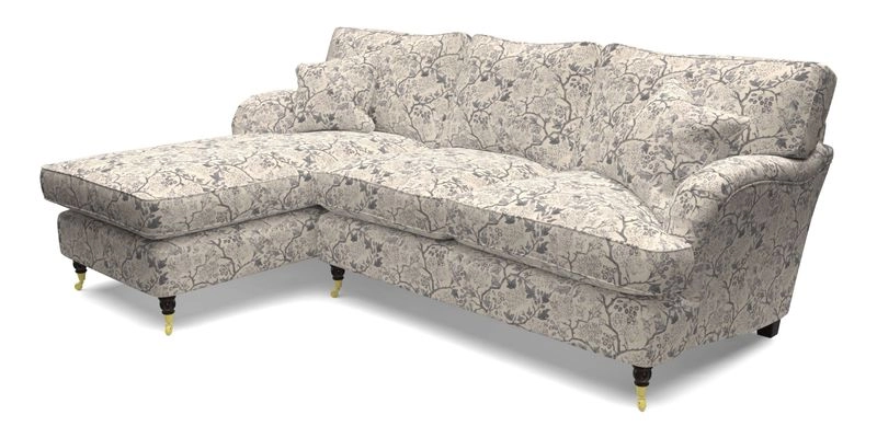 Alwinton LHF Chaise in Floral Linen Lela Mystery