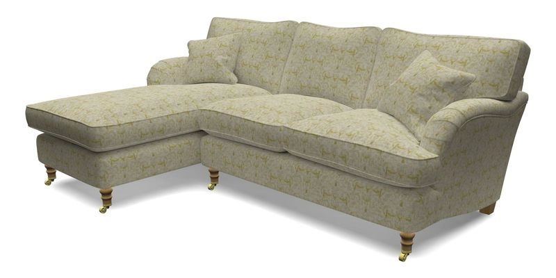 Alwinton LHF Chaise in Floral Linen Lela Mystery