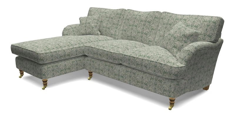 Alwinton LHF Chaise in Floral Linen Lela Mystery