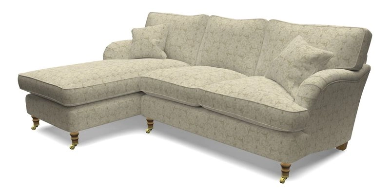 Alwinton LHF Chaise in Floral Linen Lela Mystery