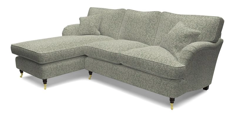 Alwinton LHF Chaise in Floral Linen Lela Mystery