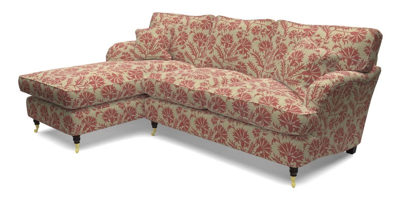 Alwinton LHF Chaise in Floral Linen Lela Mystery