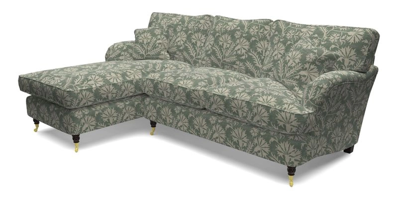 Alwinton LHF Chaise in Floral Linen Lela Mystery