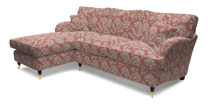 Alwinton LHF Chaise in Floral Linen Lela Mystery