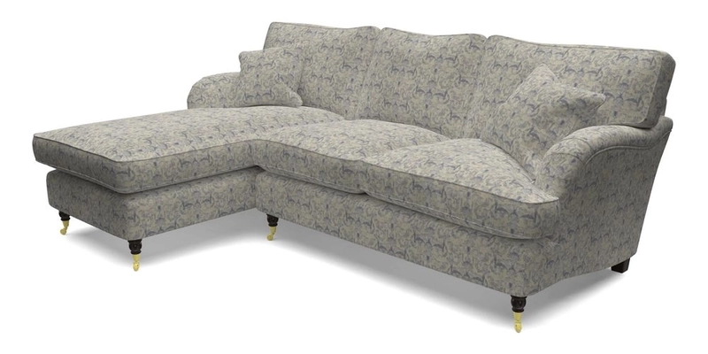 Alwinton LHF Chaise in Floral Linen Lela Mystery
