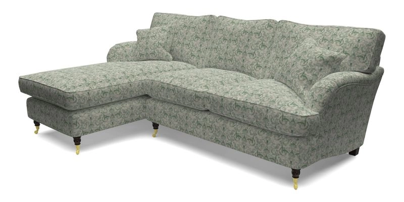 Alwinton LHF Chaise in Floral Linen Lela Mystery