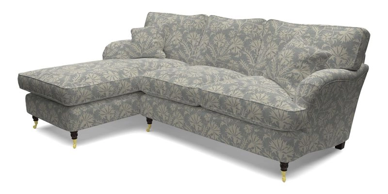 Alwinton LHF Chaise in Floral Linen Lela Mystery