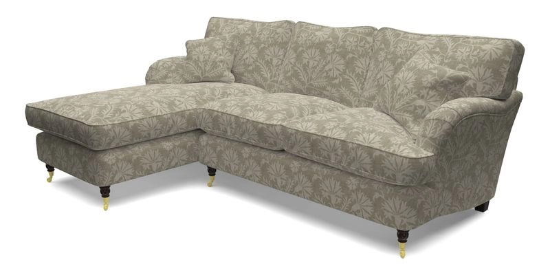 Alwinton LHF Chaise in Floral Linen Lela Mystery