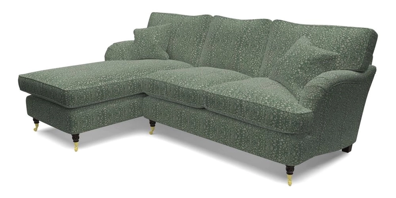 Alwinton LHF Chaise in Floral Linen Lela Mystery