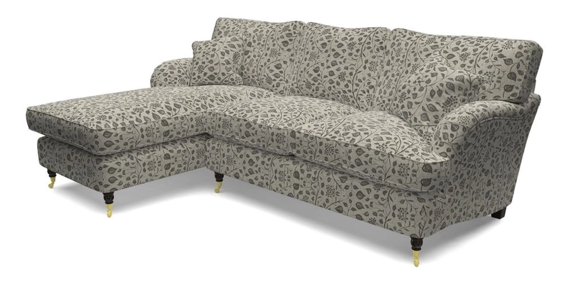 Alwinton LHF Chaise in Floral Linen Lela Mystery