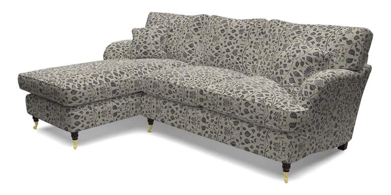 Alwinton LHF Chaise in Floral Linen Lela Mystery