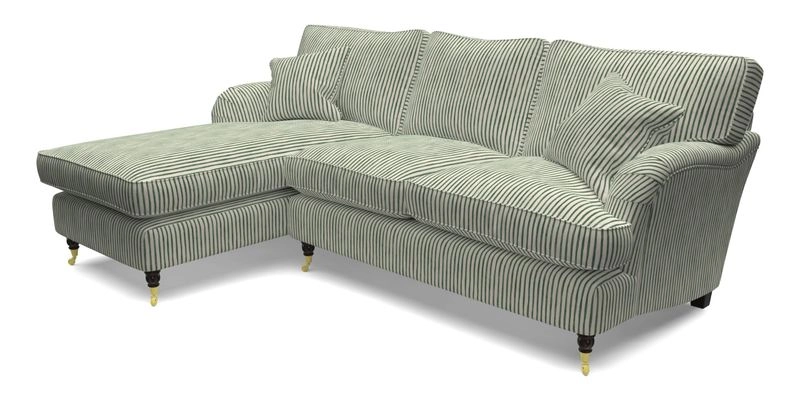 Alwinton LHF Chaise in Floral Linen Lela Mystery