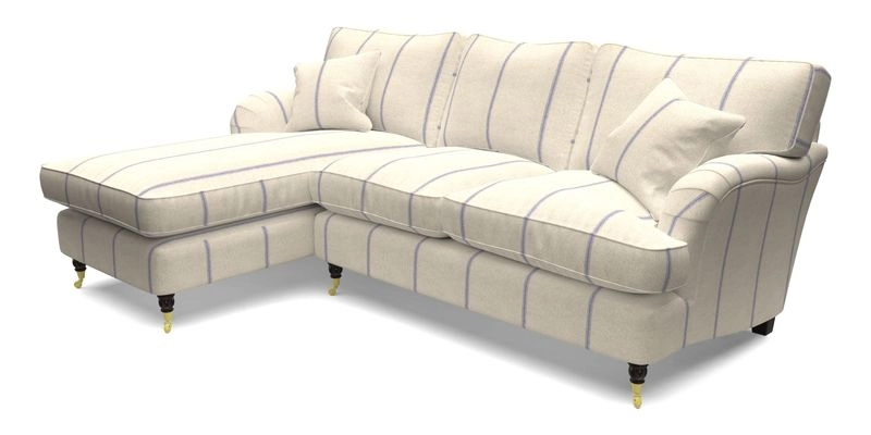 Alwinton LHF Chaise in Floral Linen Lela Mystery