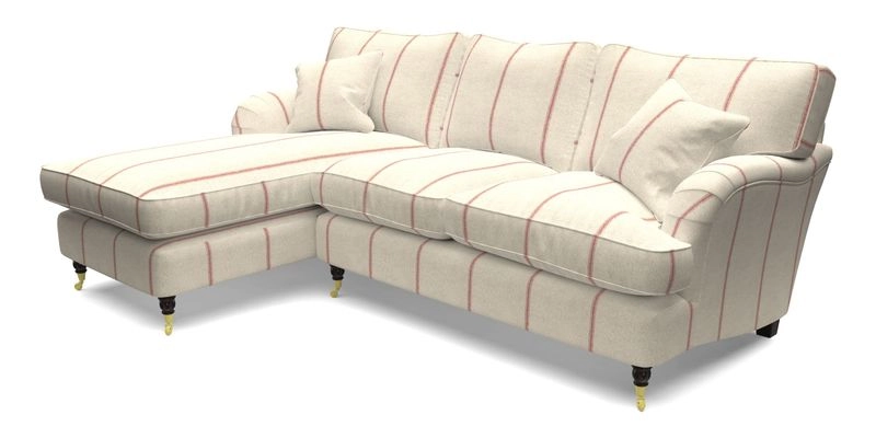 Alwinton LHF Chaise in Floral Linen Lela Mystery