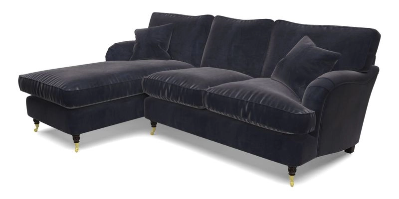 Alwinton LHF Chaise in Floral Linen Lela Mystery