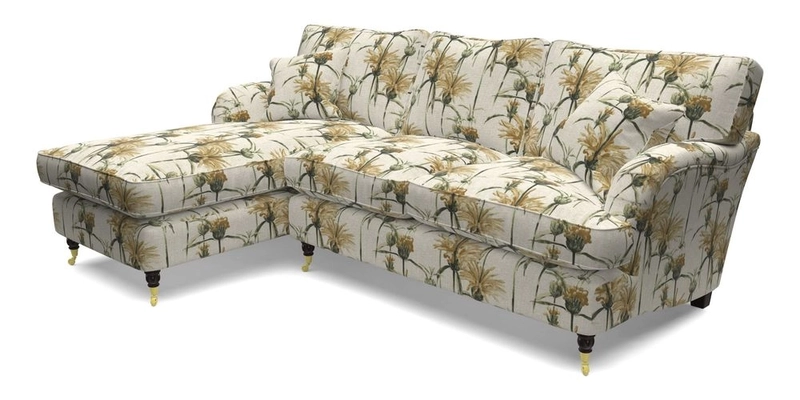 Alwinton LHF Chaise in Floral Linen Lela Mystery